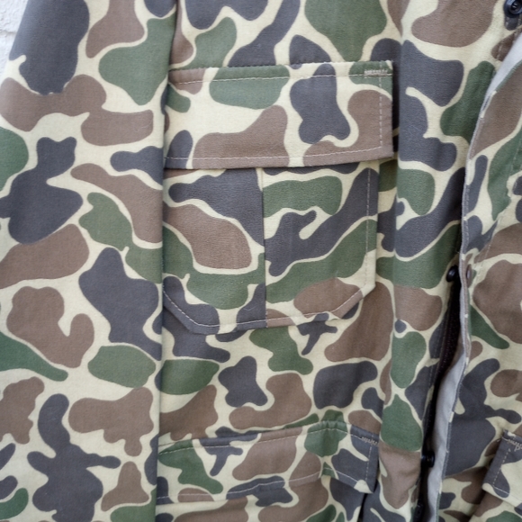 Woolrich Camo jacket long sz XL - Picture 3 of 8